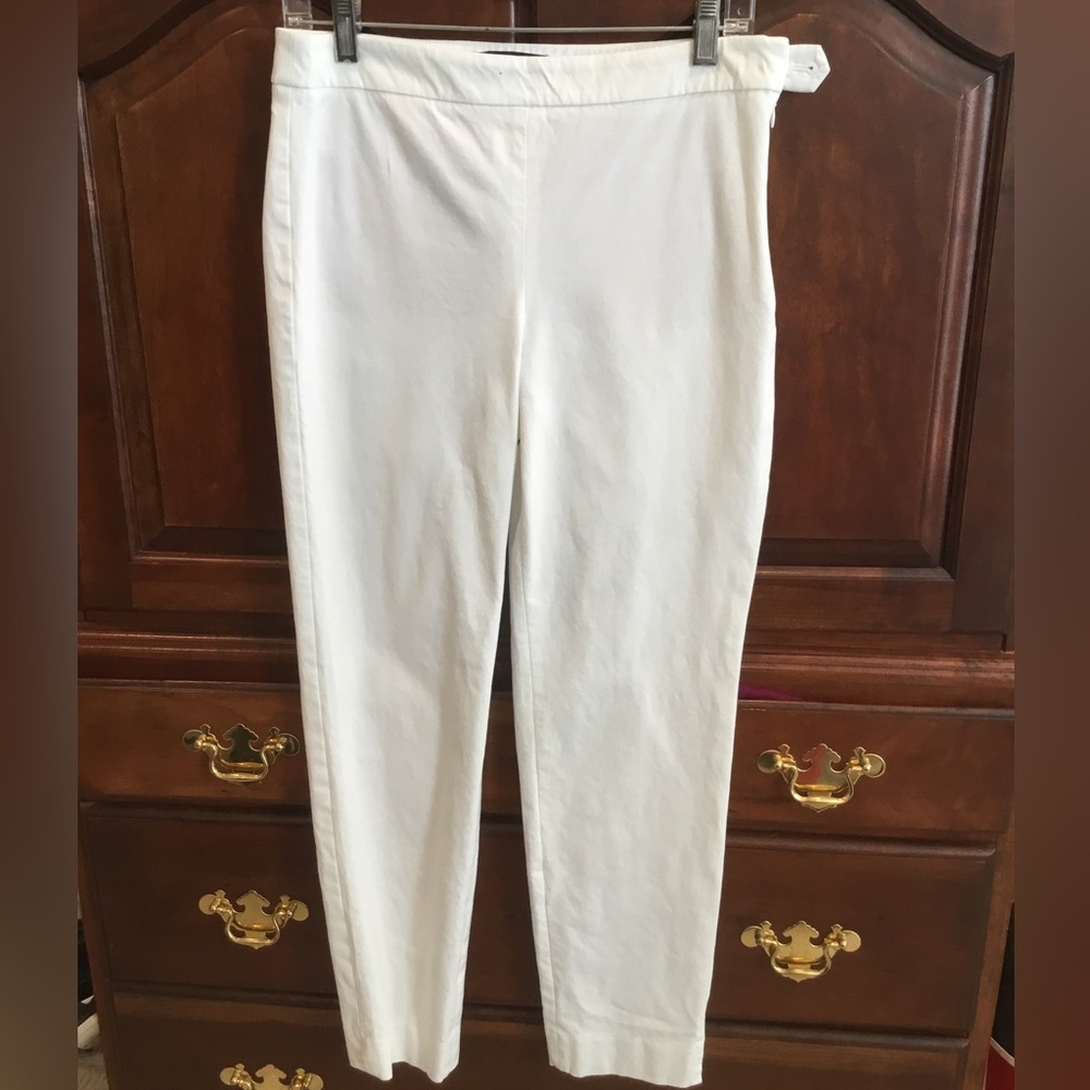 Talbots White Skinny Pant (Size 4)